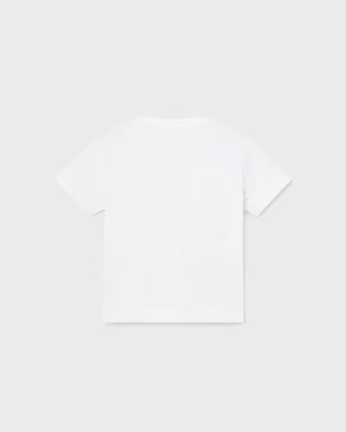 1003 Baby Boys Sustainable Cotton TShirt - White
