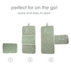 Organic Cotton Travel Changing Mat, Diaper Bag Changing Pad, Sage Green