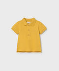 1102 Mayoral Baby Boy Eco-Cotton S/S Polo -Savannah Yellow