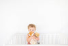 Bear Baby Lovey Snuggle Blanket, UNISEX Organic Cotton Muslin Snuggle Buddy