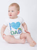 Eric Carle, The Very Hungry Caterpillar Bodysuit, UNISEX, I Love Dad