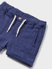 3249 Mini Boys Cotton Linen Shorts - Indigo Blue