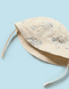 1249 Toddler Boys Sustainable Cotton Bermuda Shorts & Sun Hat Set - Cream Safari