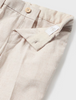 1547 Toddler Boys Dressy Cotton Linen Pants - Coconut Stripes