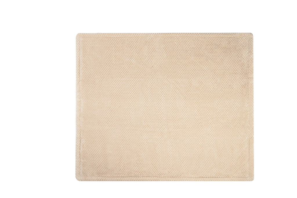 Minky Plush Baby Blanket with Plush Cuddle Toy: Beige Bear