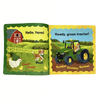 Teething Book - Tuffy Teether Indestructible Book: John Deere Kids Hello, Farm!