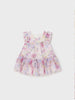 1818 Baby Girl Tulle Floral Dress - Lullaby Lilac - Front