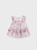 1818 Baby Girl Tulle Floral Dress - Lullaby Lilac - Back