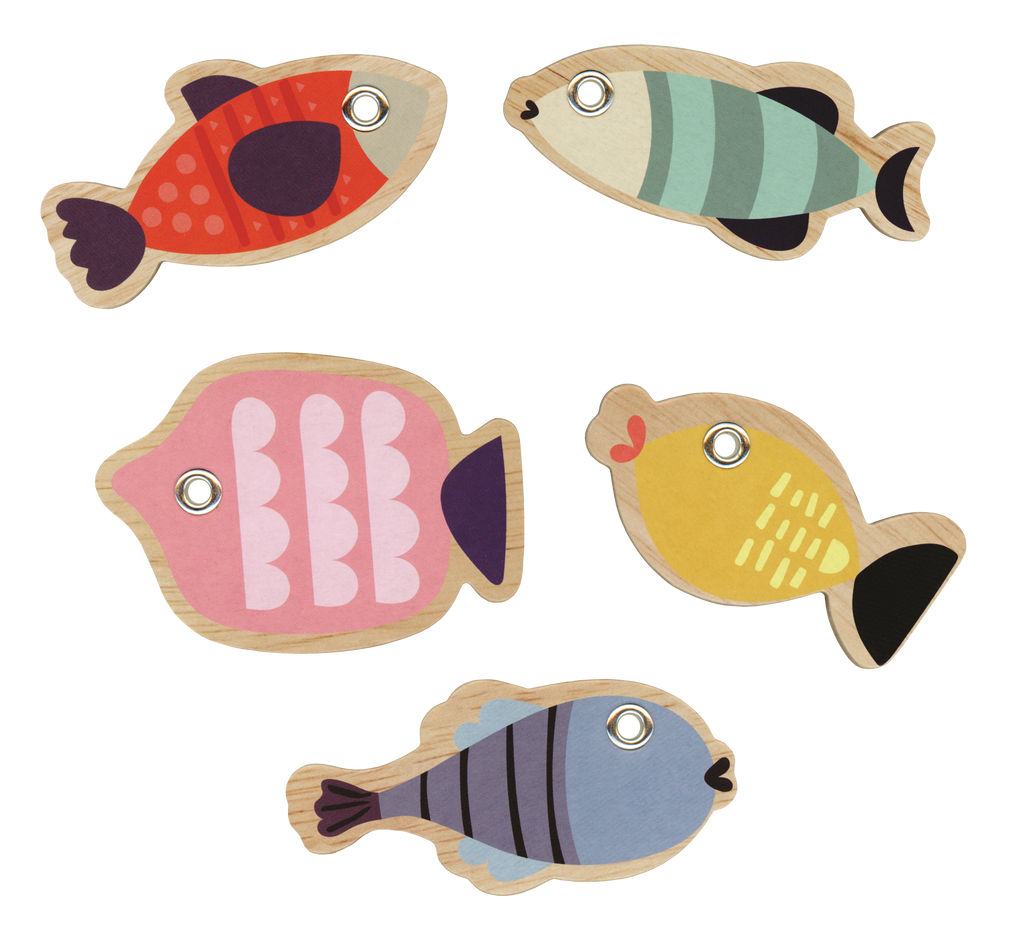 Book and Fishing Toy -1, 2, 3, 4, 5, Once I Caught a Fish Alive