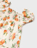 1923 Toddler Girls Sustainable Cotton Sun Dress & Headband Set - Tangerine/Natural