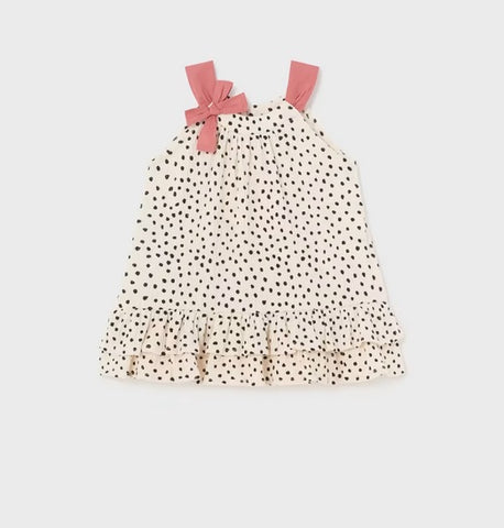 1927 Toddler Girls Sustainable Cotton Muslin Sun Dress - Chickpea Clay