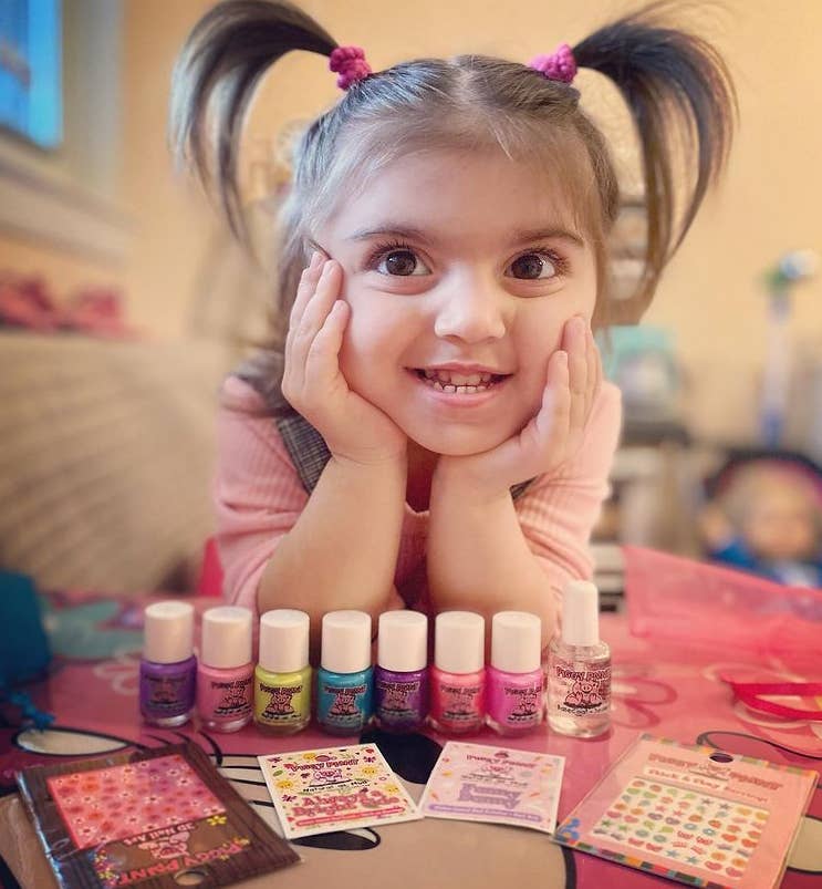 Piggy Paint Non-Toxic Nail Art Kids Nail Stickers - Sweetie Pie