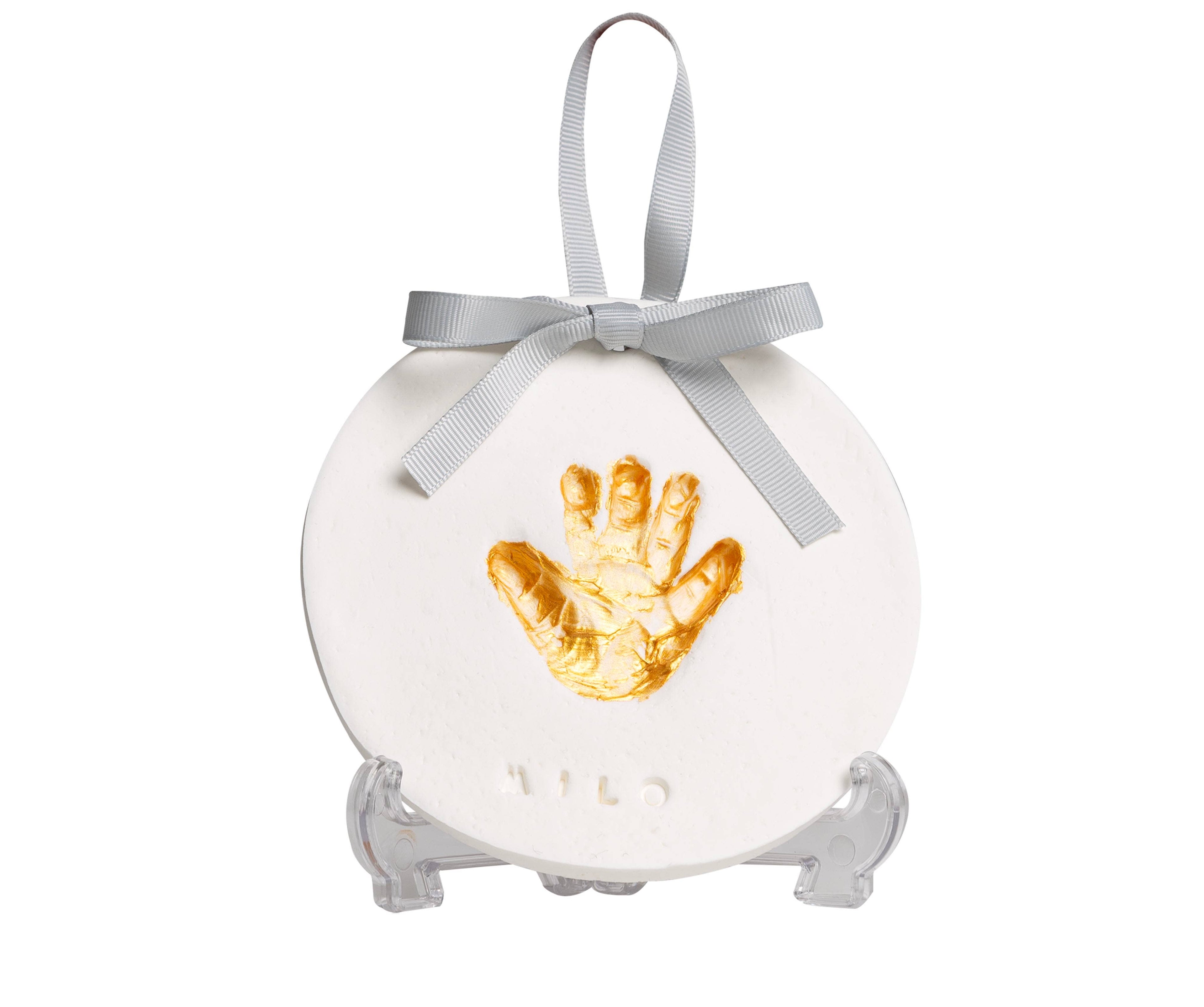 Deluxe No Bake Clay DIY Handprint And Footprint Keepsake