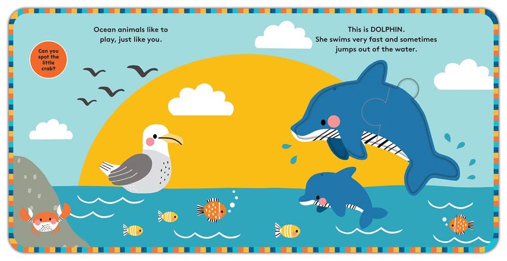 Book - Interactive Jigsaw Jumble Puzzle and Board Book: Ocean