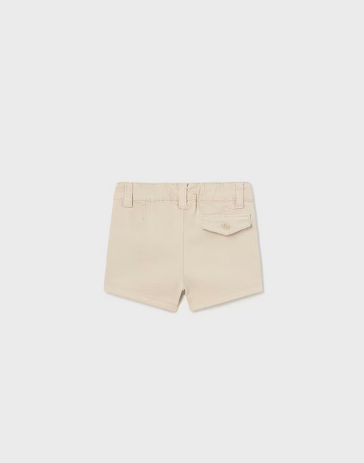 201 Infant Boys Classic Twill Chino Shorts - Malta Beige