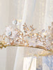 Rose Gold Crystal Butterfly Tiara/Crown