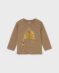 2067 Toddler Boy L/S Lift-the-Flap Interactive Play T-Shirt - Caramel Barn