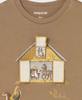 2067 Toddler Boy L/S Lift-the-Flap Interactive Play T-Shirt - Caramel Barn Door Open