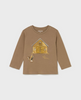 2067 Toddler Boy L/S Lift-the-Flap Interactive Play T-Shirt - Caramel Barn