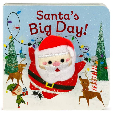 Board Book - Finger Puppet Santa's Big Day