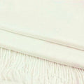 Solid Pashmina Shawl Scarf - Ivory