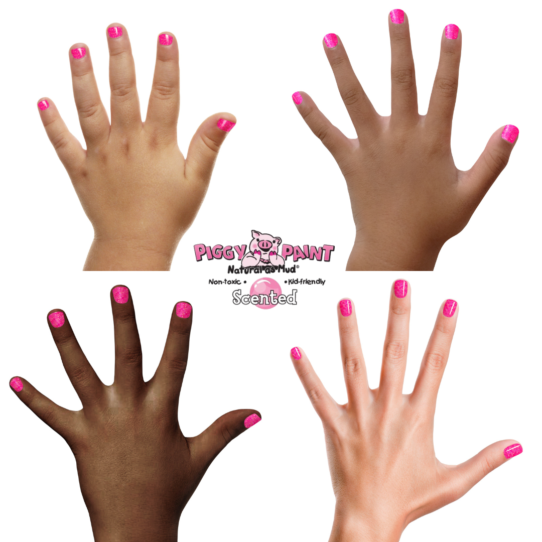 Piggy Paint Non-Toxic Kid-Safe Scented Nail Polish - Bubblegum Bash 🍭
