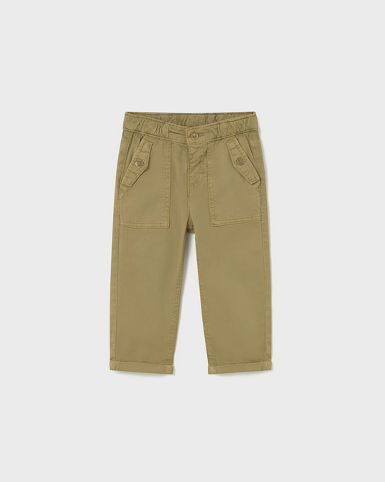 2501 Toddler Boy Twill Pants with Pockets - Camel