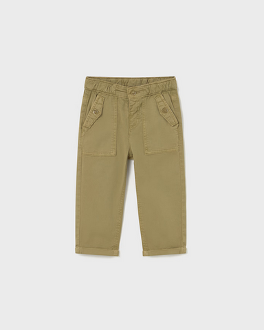 2501 Toddler Boy Twill Pants with Pockets - Camel