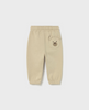 2504 Toddler Boy Soft Jogger Pants - 3D Bear Pockets tan