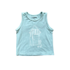 Toddler and Mini Boy's Bamboo Tank Top, Beach Shack Sky Blue