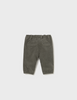2582 Baby Boy 3PC Dress Up Set, Knit Vest, Collared L/S Bodysuit, and Corduroy Pants Set - Forest Green corduroy dress pants