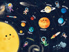 Games and Puzzles - Happy Little Solar System Glow-in-the-Dark Kids Puzzle