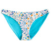 Tween/Teen Reversible Eco-friendly Sustainable Swim Bottom - Santorini Blue Tile/Mediterranean Blue, Full Coverage