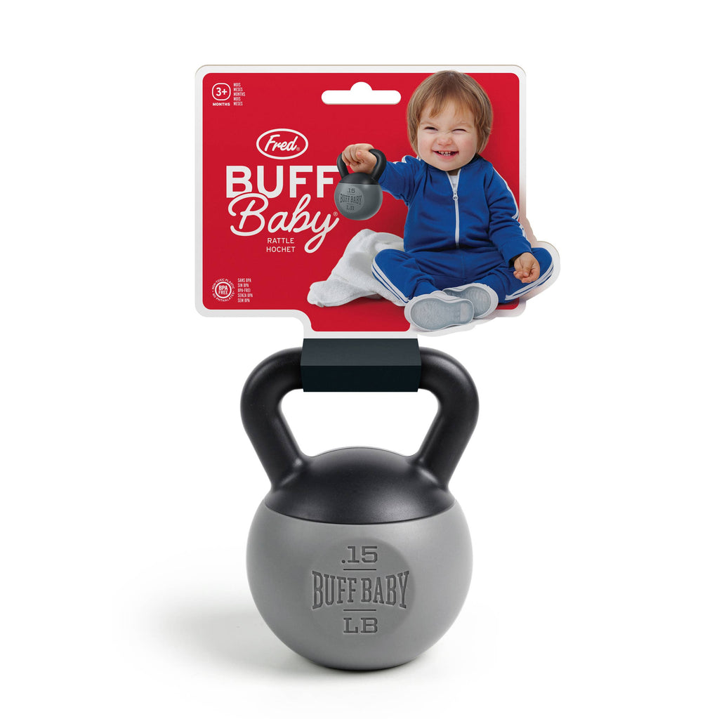 Buff Baby, Kettlebell Rattle Baby Toy