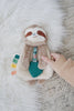 Itzy Friends Soft Toy Sensory Lovey Plush - Sloth