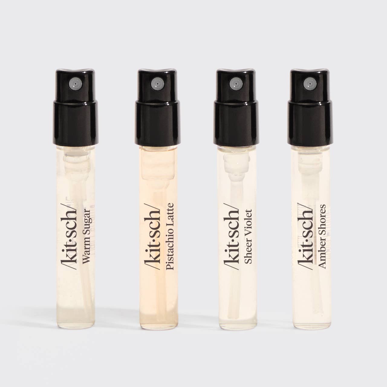 Kitsch Hair Perfume Discovery Set, 4 Mini Sampler Bottles