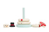 Wooden Holiday Stacking Toy Set - Snowman