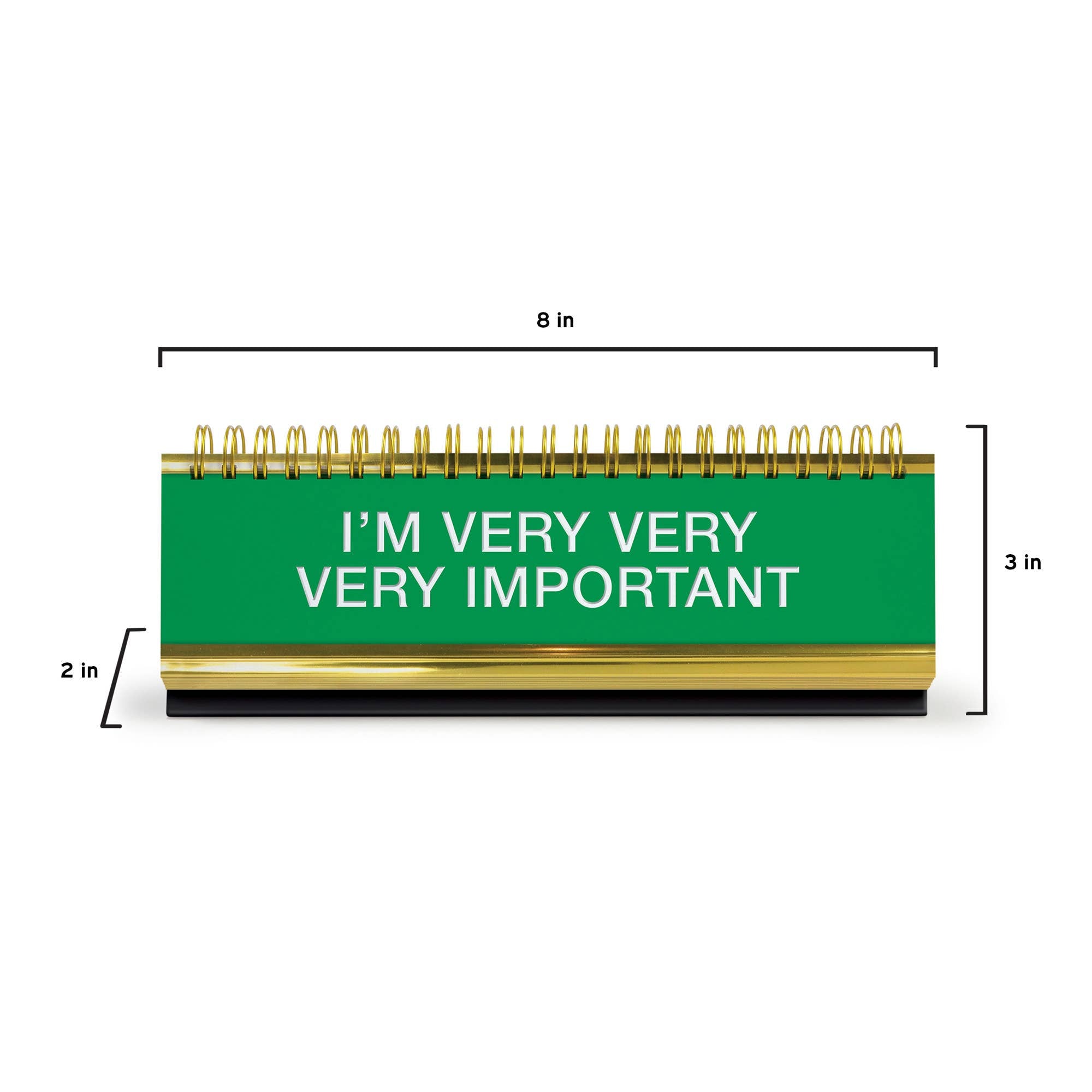 Daily Desk Plaque - Desktop Flip Book Gift - 50 Fun Phrases