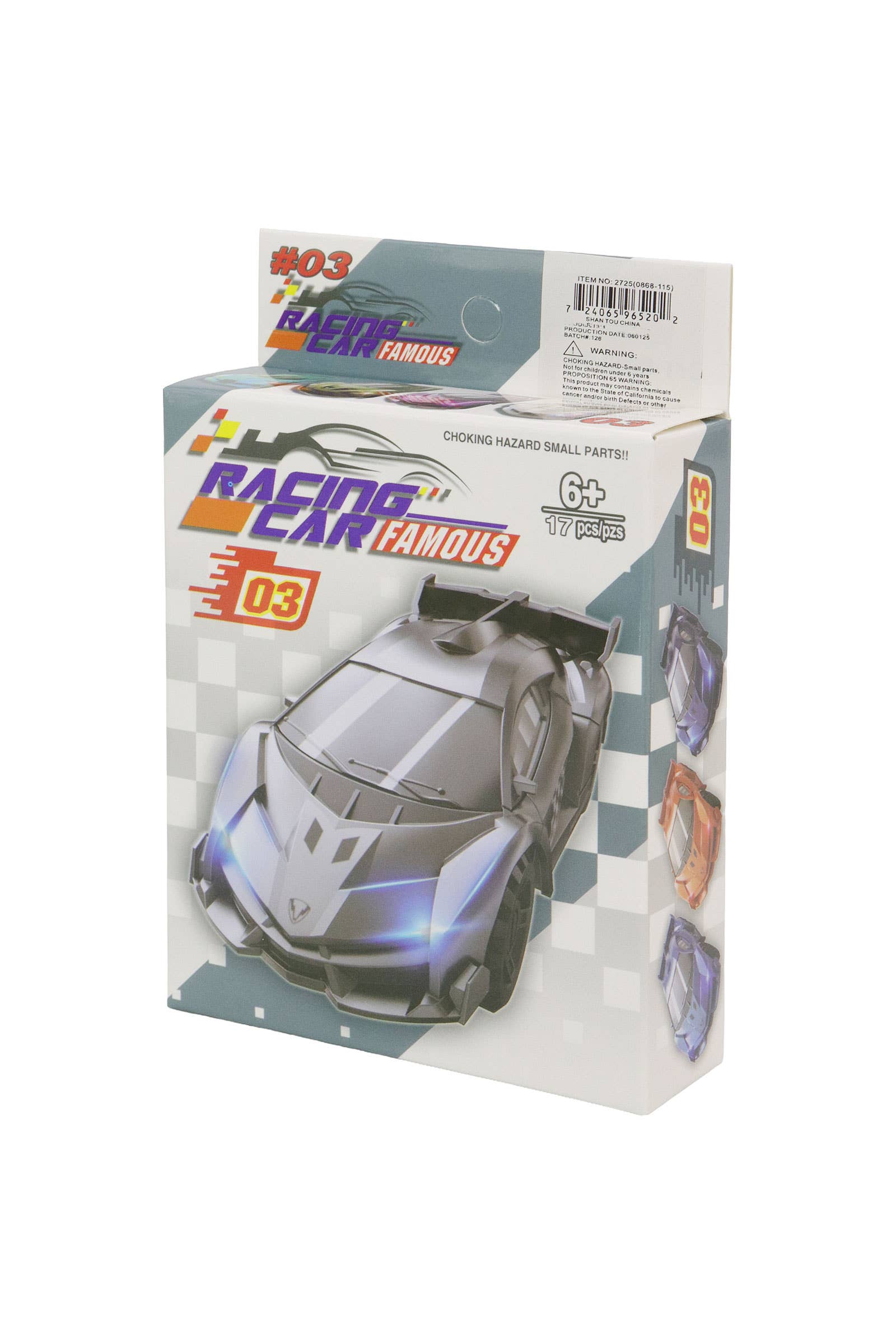 Builder Bricks, Racing Car DIY Mini Kit (17-20 pcs)