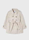 3480 Mini Girls Classic Trench Coat - Natural Sand