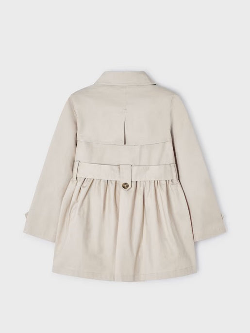 3480 Mini Girls Classic Trench Coat - Natural Sand