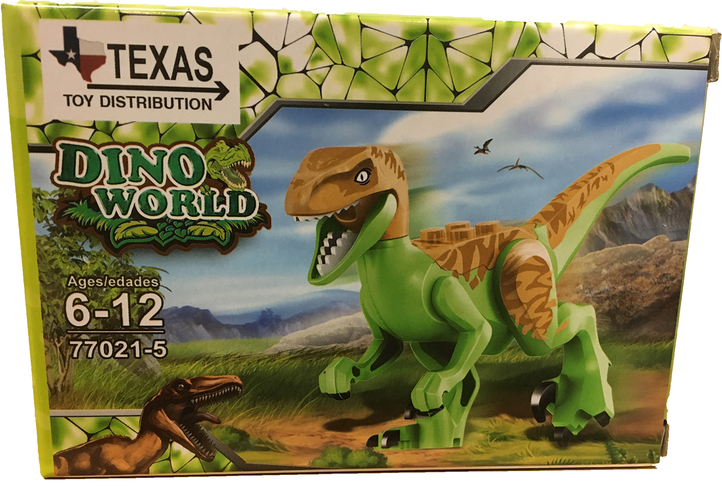 Builder Bricks - Dinosaur Brick Kit(Blind Shipping Random Surprise)