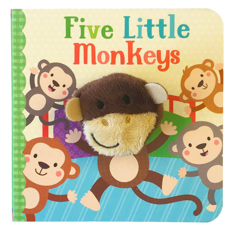 Board Book - Finger Puppet Five Little Monkeys