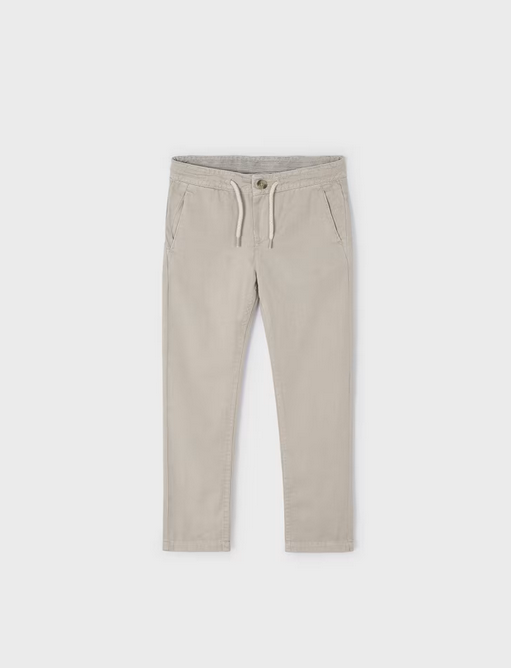3527 Mini Boys Soft Linen Chino Pants - Semonlina Tan