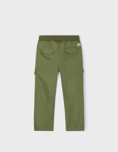 3545 Mini Boys Sustainable Cotton Cargo Pants - Jungle Green