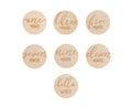 Milestone Wooden Reversible Monthly Photo Prop