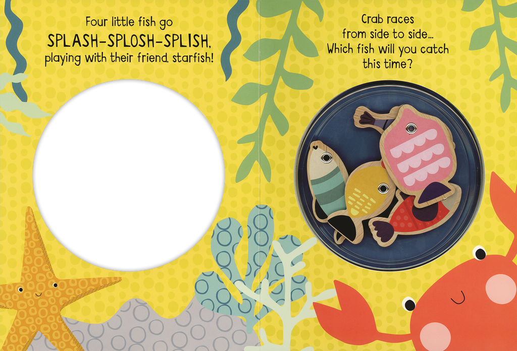 Book and Fishing Toy -1, 2, 3, 4, 5, Once I Caught a Fish Alive