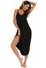 V-Neck Midi Lounge Dress (4 COLOR OPTIONS)