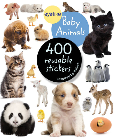 Book - Eyelike Reusable Stickers: Baby Animals