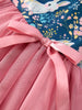 Ruffled Tulle Twirl Dress - Bunny Garden Blue/Pink